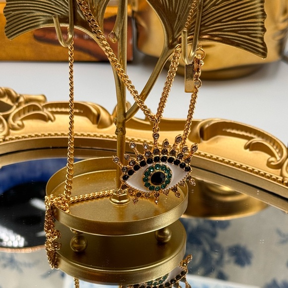 🆕 KURT GEIGER LONDON 🧿 NWOT Evil Eye Pendant Necklace - Picture 12 of 15